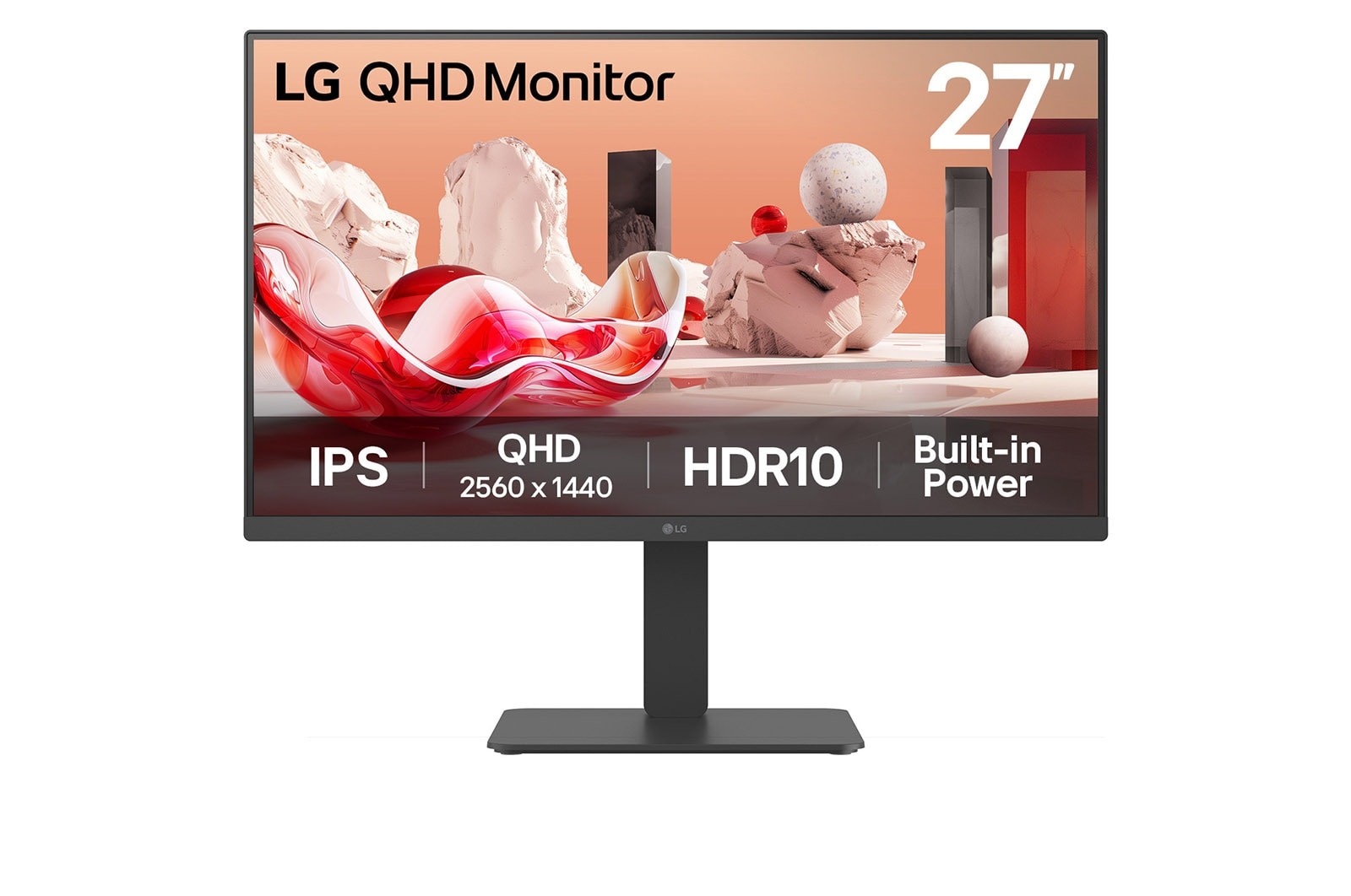 Monitor LG 27BA45QB-B 27 2560 x 1440 Pixel Quad HD LCD Nero