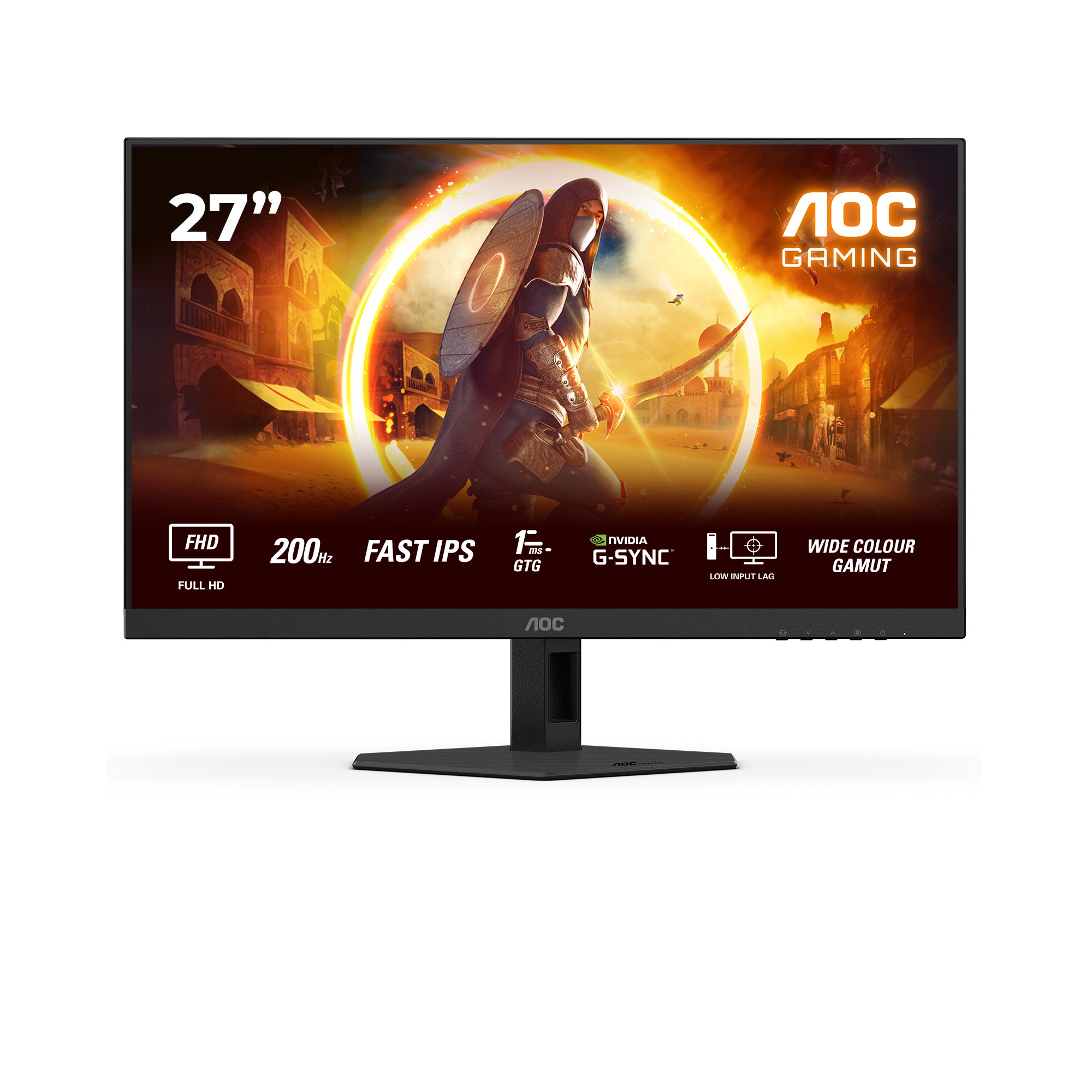 Monitor AOC G4 27G4HRE 27 1920 x 1080 Pixel Full HD LED Nero Rosso - Immagine 1