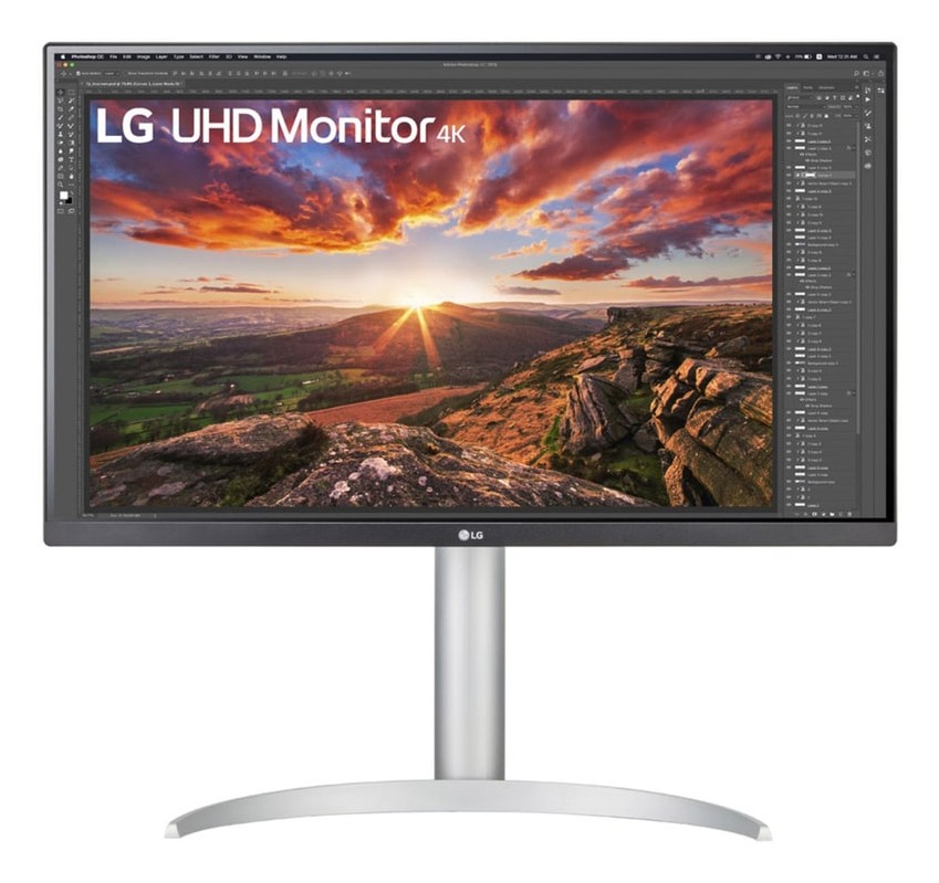 Monitor LG 27UP850K-W 27 Argento Nero UltraHD 4K IPS USB-C