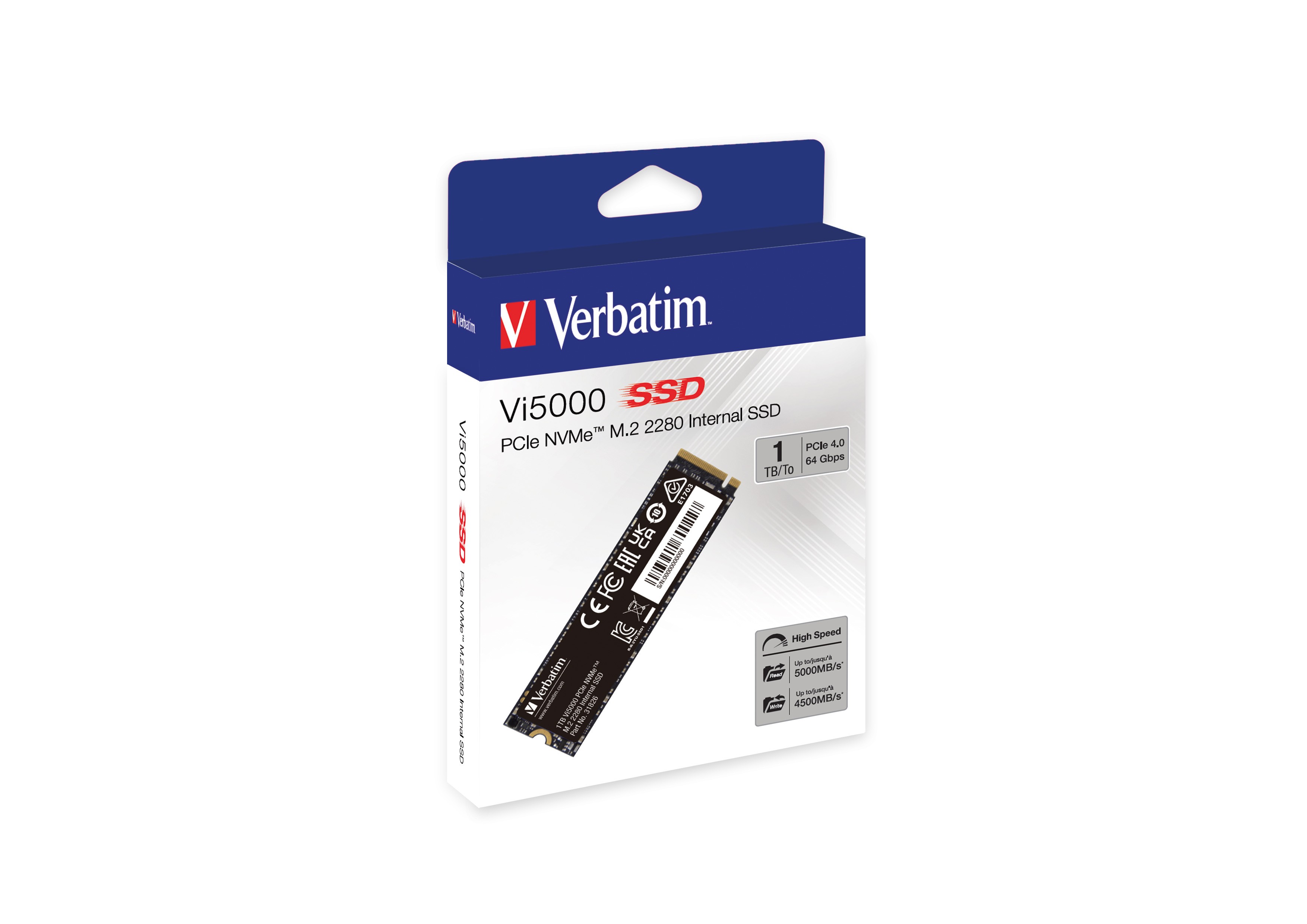 SSD M.2 VERBATIM Vi5000 1TB SSD - Immagine 1