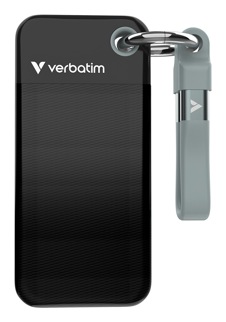 SSD Esterno Verbatim 32190 USB 3.2 Gen 2 1TB Nero/Grigio - Immagine 1