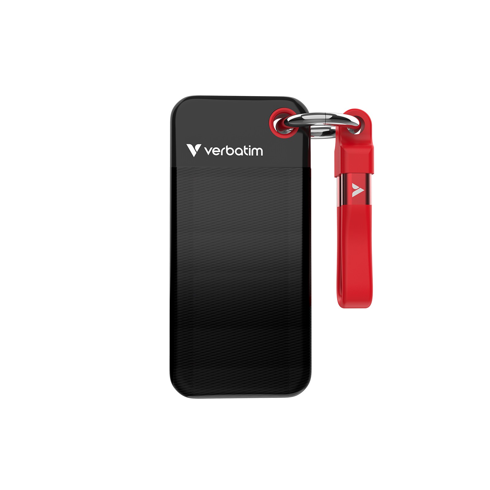 SSD Esterno Verbatim Pocket 1 TB USB tipo-C 3.2 Gen 2 Nero/Rosso - Immagine 1
