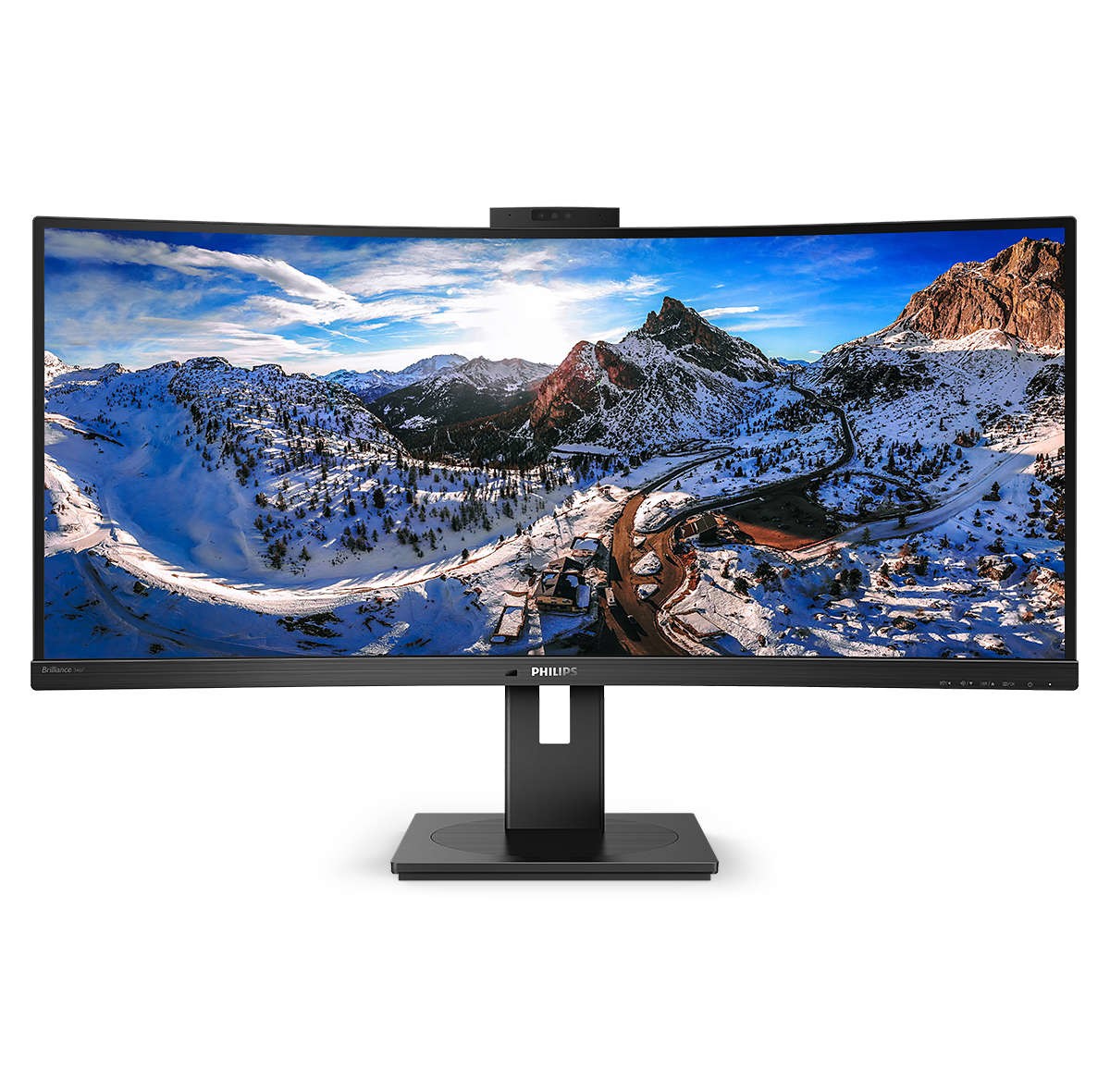 Monitor Philips 346P1CRH/00 34'' WQHD VA USB-C HDMI HDR LED nero - Immagine 1
