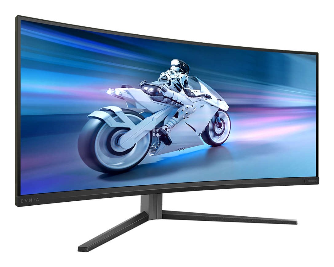 Monitor Philips Evnia 34M2C6500 34'' OLED HDMI DisplayPort HDR Curvo 175Hz Grigio Scuro - Immagine 1