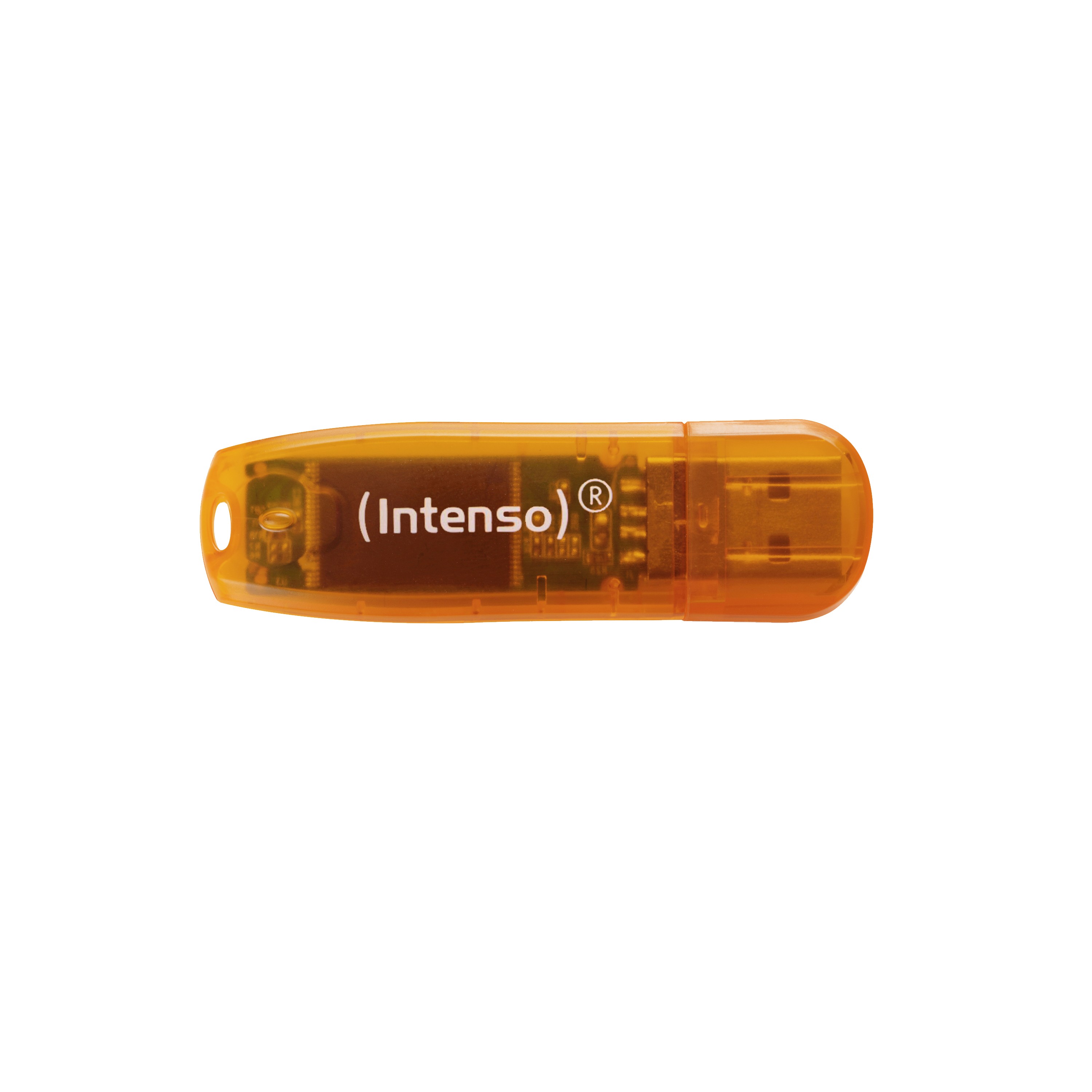 Pendrive Intenso Rainbow Line 64 GB USB Arancione - Immagine 1