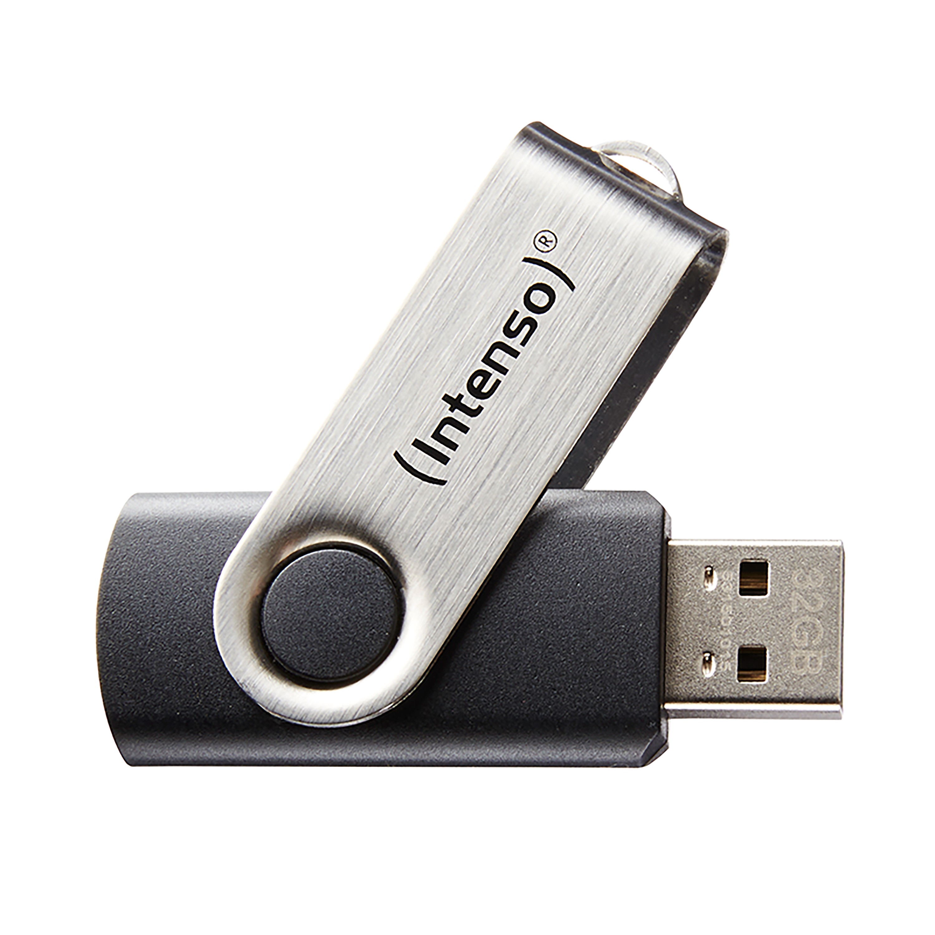 Pendrive Intenso Basic Line 32 GB USB A 2.0 nero argento - Immagine 1