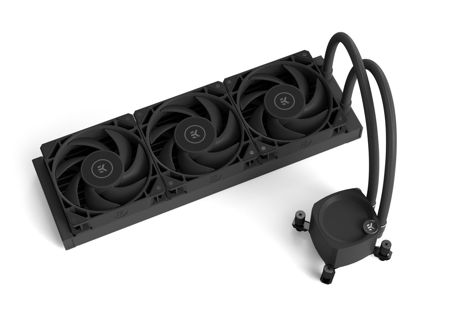 Dissipatore A Liquido Ek Water Blocks EK-Nucleus AIO CR360 Nero 360mm - Immagine 1