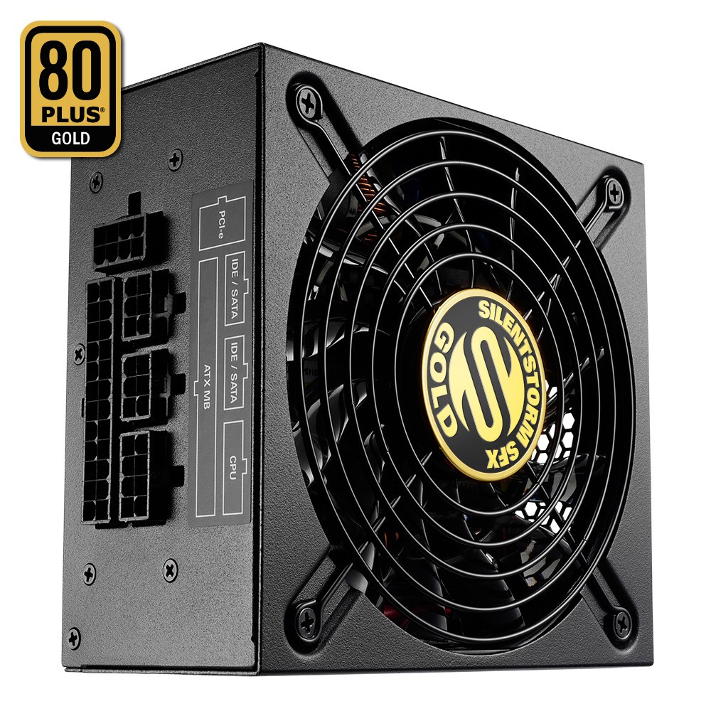 Alimentatore Sharkoon SilentStorm SFX 80+ Gold 500W Nero - Immagine 1