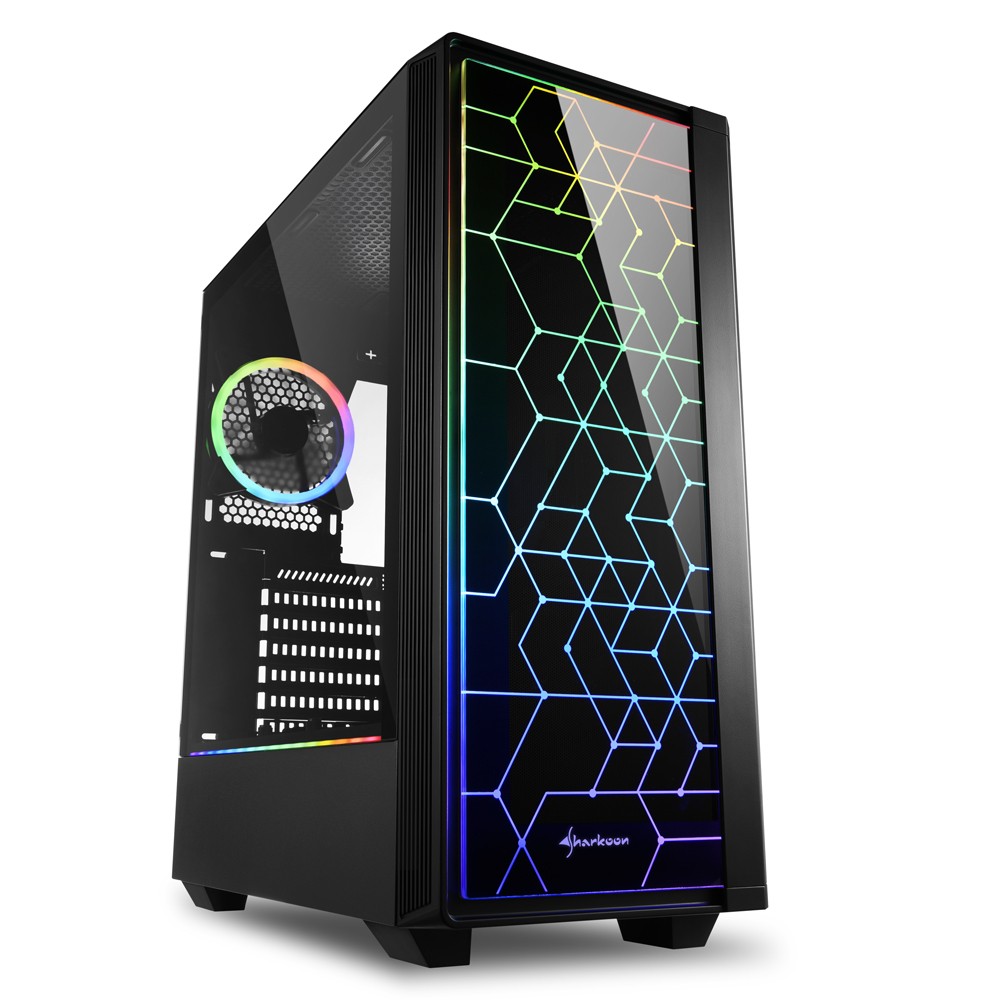 Case Sharkoon RGB LIT 100 - Immagine 1
