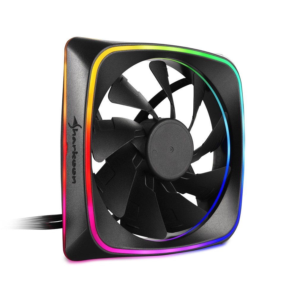 Ventola Sharkoon RGB SHARK Lights 120mm - Immagine 1