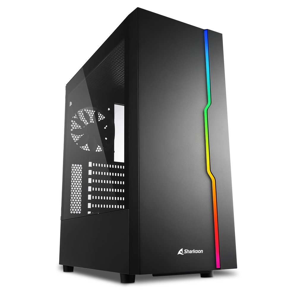 Case Sharkoon RGB Slider black - Immagine 1