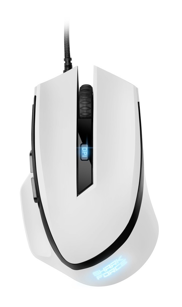 Mouse Gaming Sharkoon SHARK Force II Bianco - Immagine 1