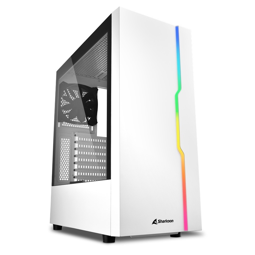 Case Sharkoon RGB Slider white - Immagine 1