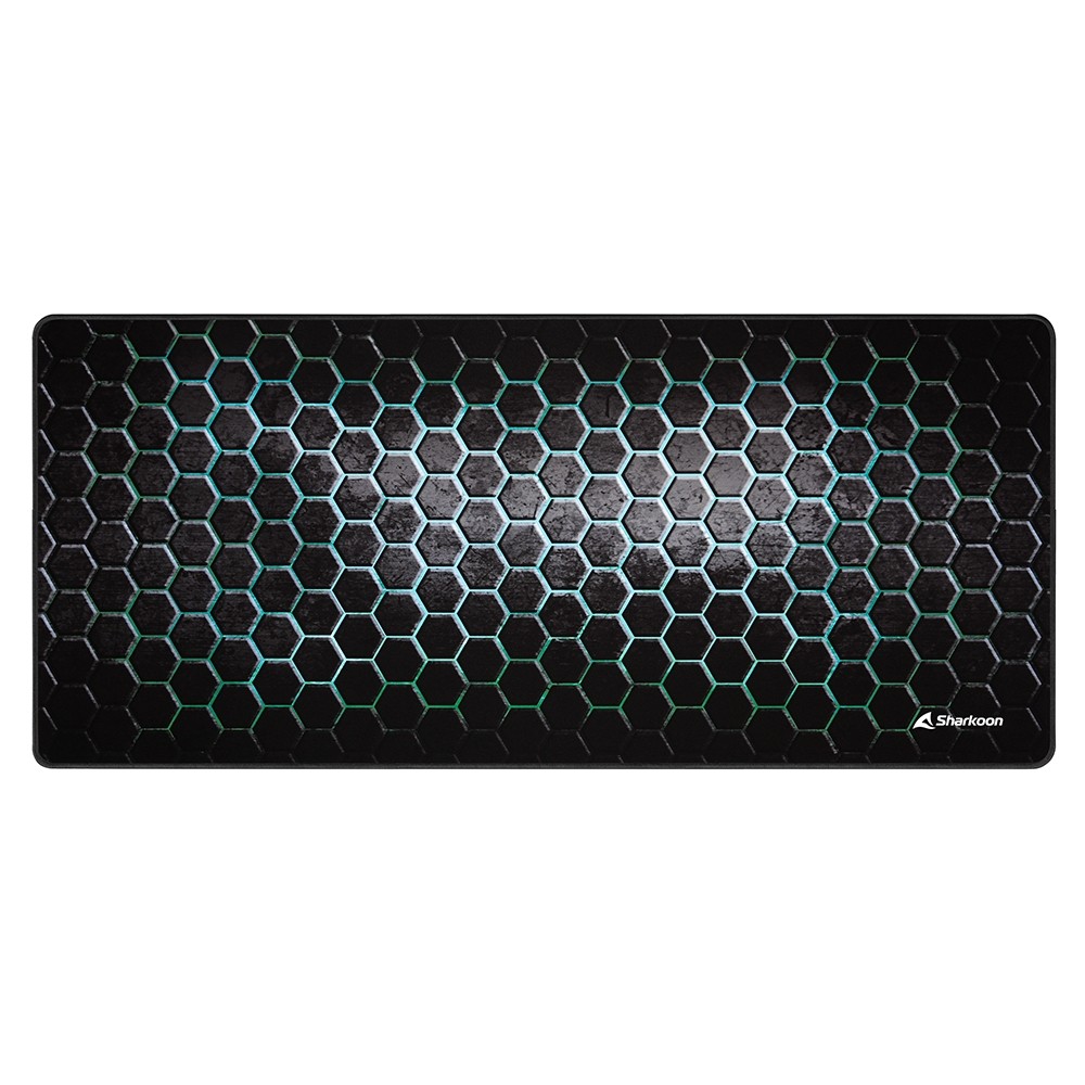 Tappetino per Mouse Sharkoon SKILLER SGP30 XXL Mesh Grigio Scuro/Turchese - Immagine 1
