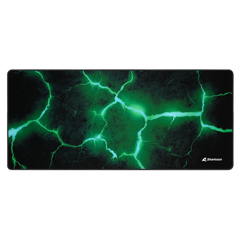 Tappetino per Mouse Sharkoon SKILLER SGP30 XXL Stone Nero/Verde - Immagine 1