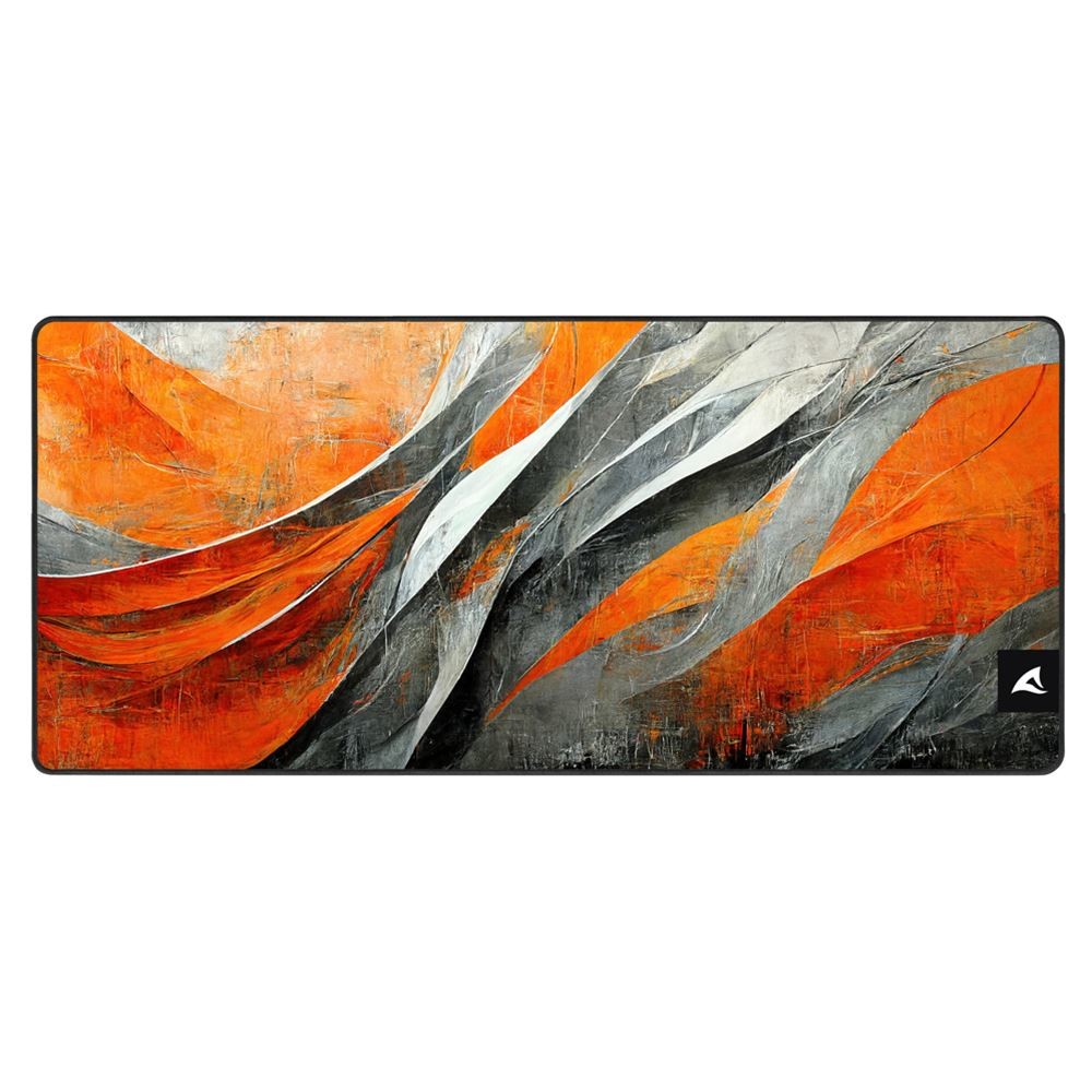 Tappetino per Mouse Sharkoon SKILLER SGP30 XXL D6 Grigio/Arancione - Immagine 1