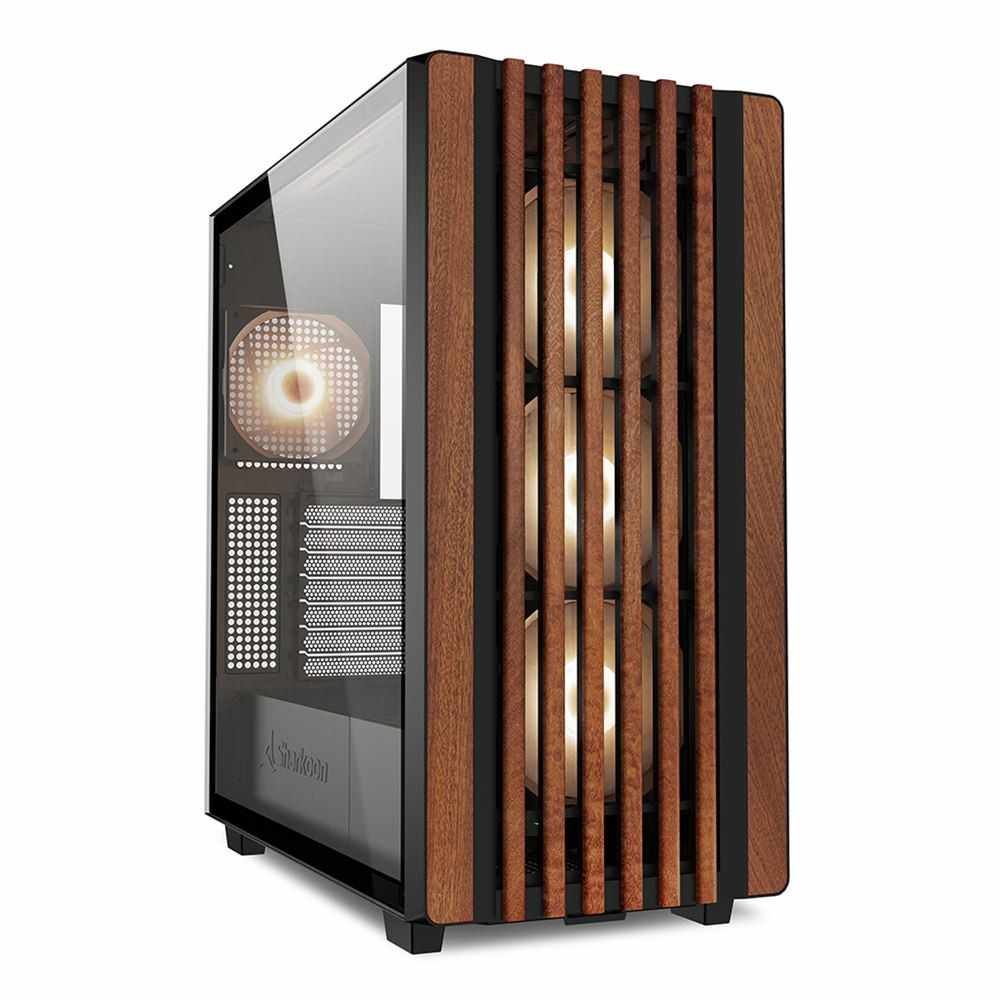 Case Sharkoon Rebel C70G Midi-Tower Vetro Temperato RGB Nero - Immagine 1