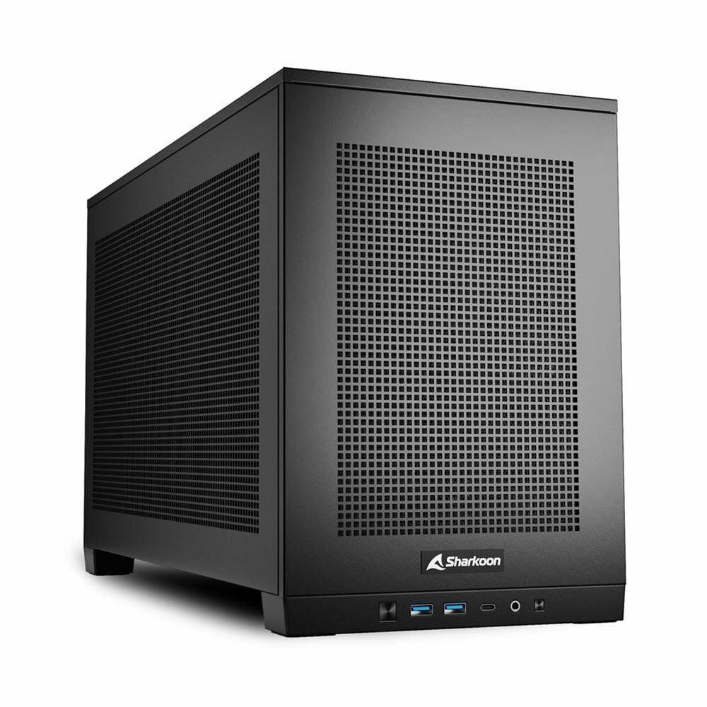 Case Sharkoon REBEL C20 RGB ITX Nero - Immagine 1