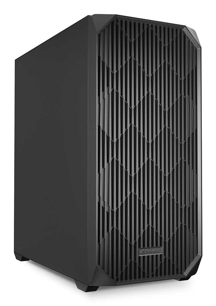 Case Sharkoon AK3 Midi Tower Nero - Immagine 1