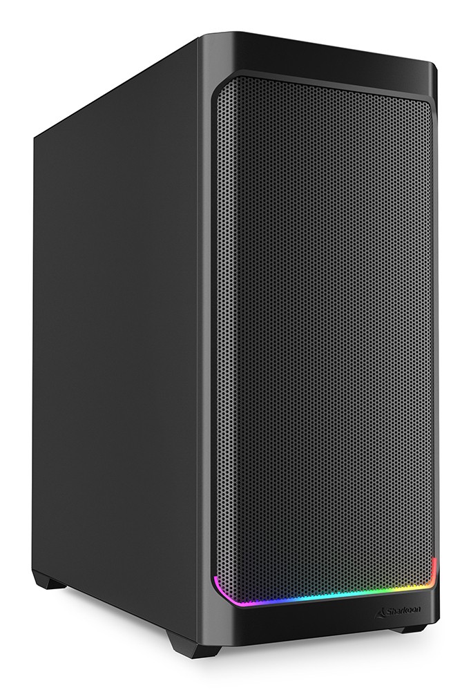 Case Sharkoon AK4 RGB Strip Midi Tower Nero - Immagine 1