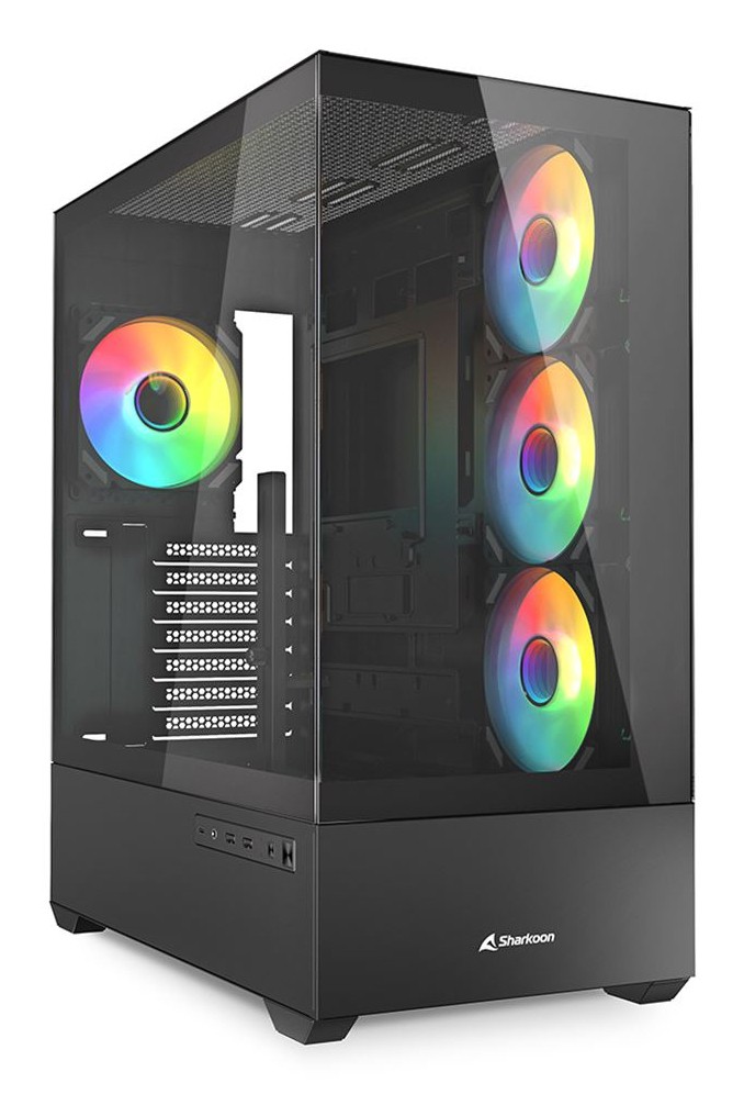 Case AK6 RGB Black Vetro Temperato Nero - Immagine 1