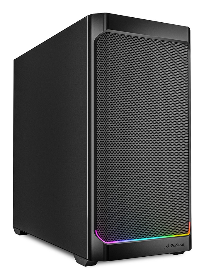Case Sharkoon MK4 RGB Strip Midi Tower Nero - Immagine 1