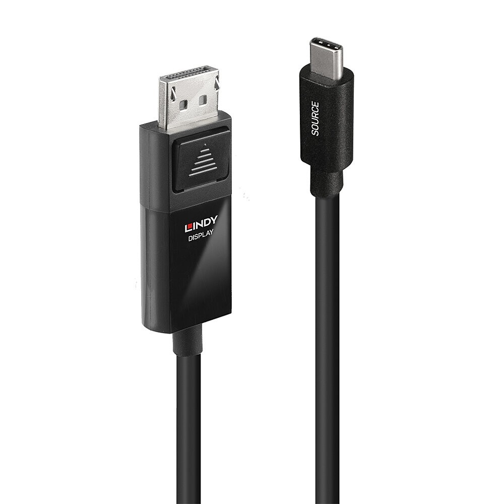 Cavo adattatore USB Lindy 8K60 USB-C maschio DisplayPort maschio - SPEDIZIONE IMMEDIATA - Immagine 1