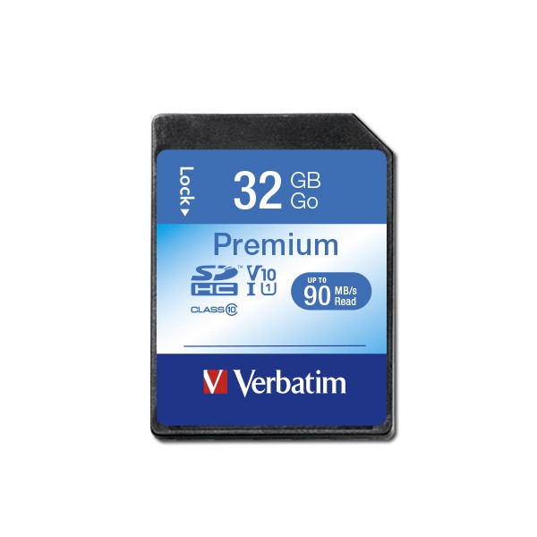 SCHEDA SDHC VERBATIM 32GB CLASS 10 - Immagine 1