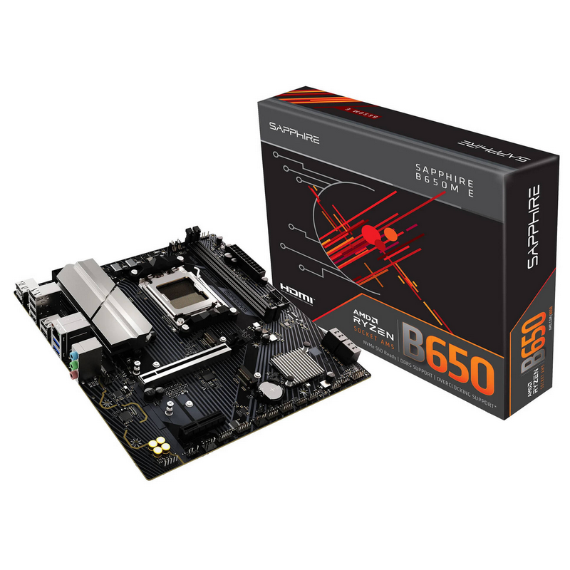 Scheda Madre Sapphire B650M-E DDR5 AM5 mATX - Immagine 1