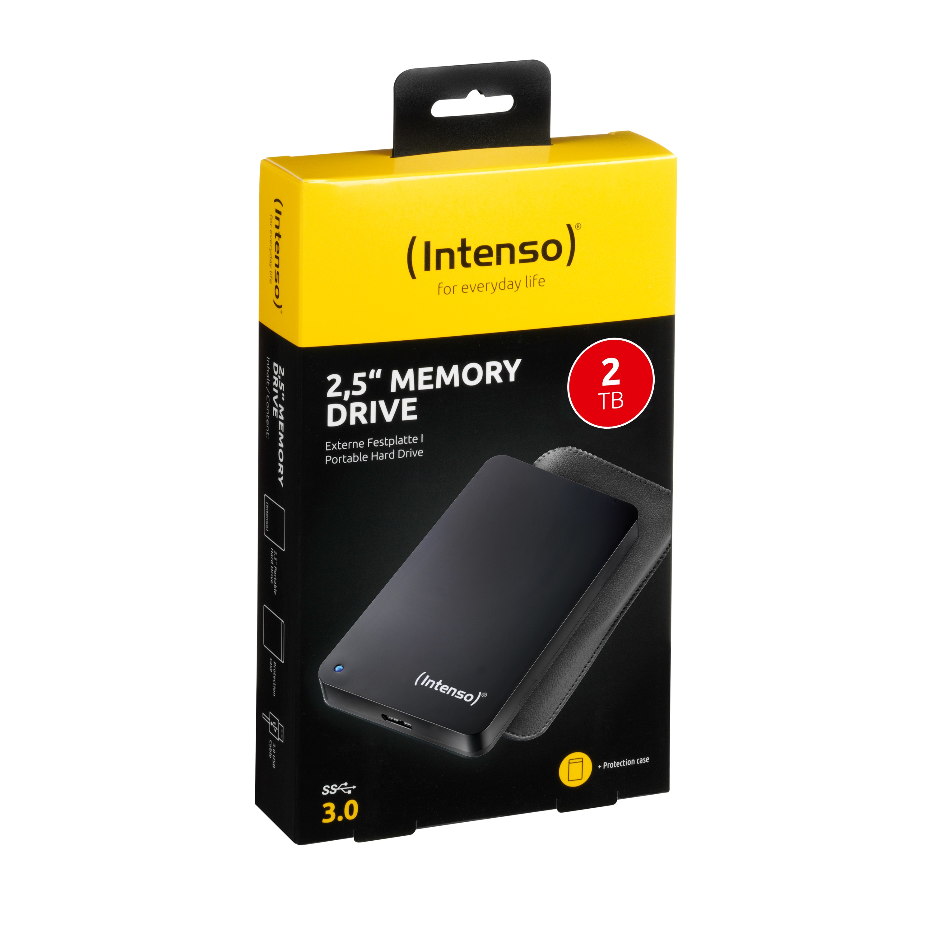 HDD Esterno Intenso Memory Drive 2 TB Nero - Immagine 1