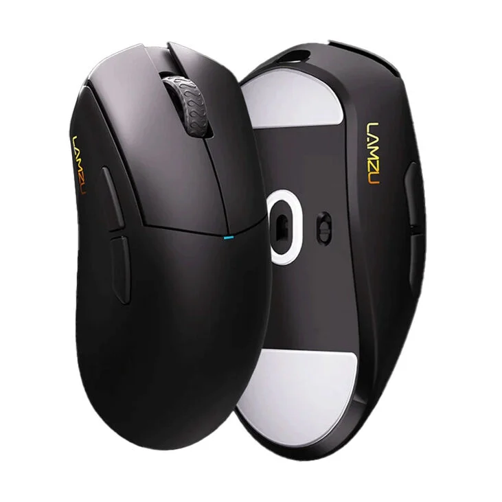 Mouse Da Gaming LAMZU Paro Aurora 8kHz Sampling Rate 2.4GHz Nero - Immagine 1