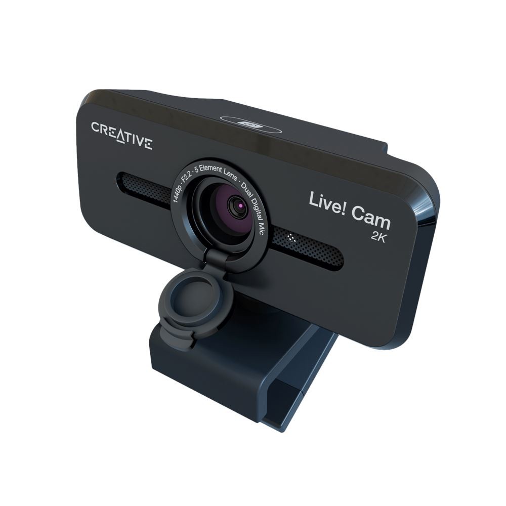 WebCam Creative Labs Creative Live! Cam Sync V3 5 MP 2560 x 1440 Pixel USB 2.0 Nero - Immagine 1