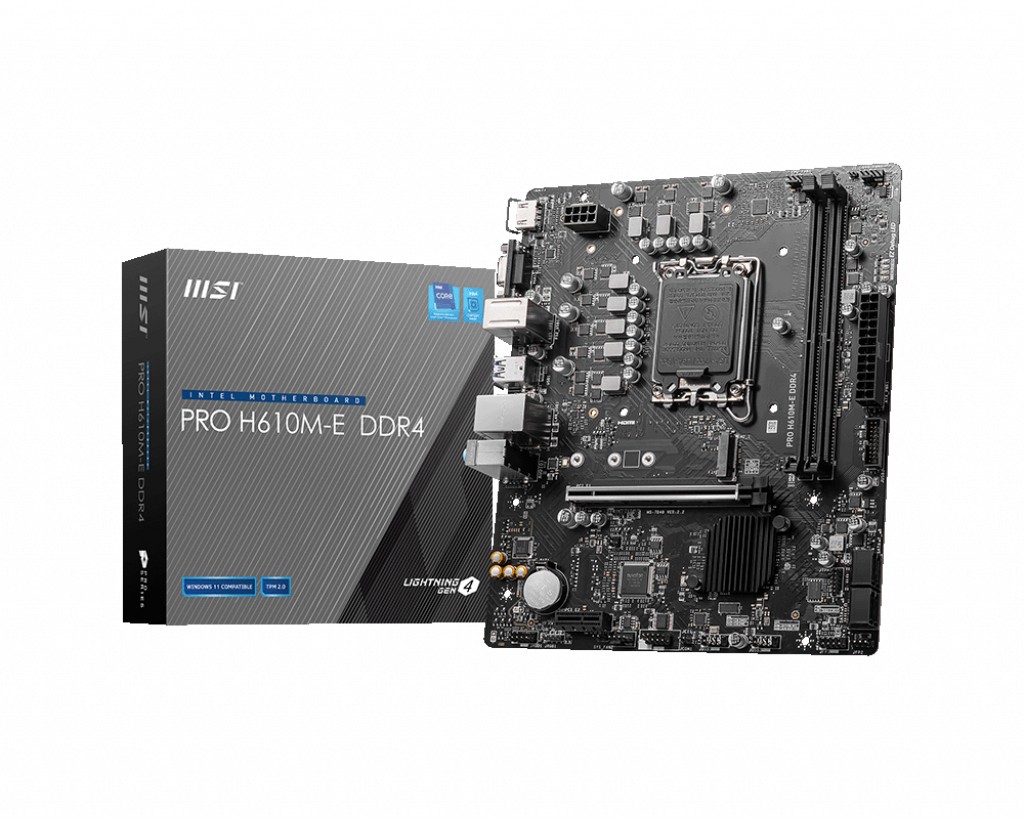 Scheda Madre MSI H610M-E PRO DDR4 socket 1700 - Immagine 1