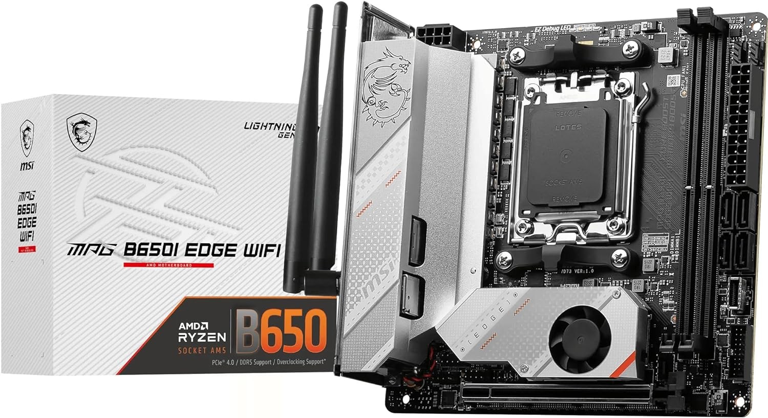 Scheda Madre MSI MPG B650I Edge WIFI socket AM5 - Immagine 1