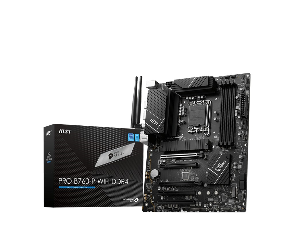 Scheda Madre MSI PRO B760-P WIFI DDR4 socket 1700 - Immagine 1