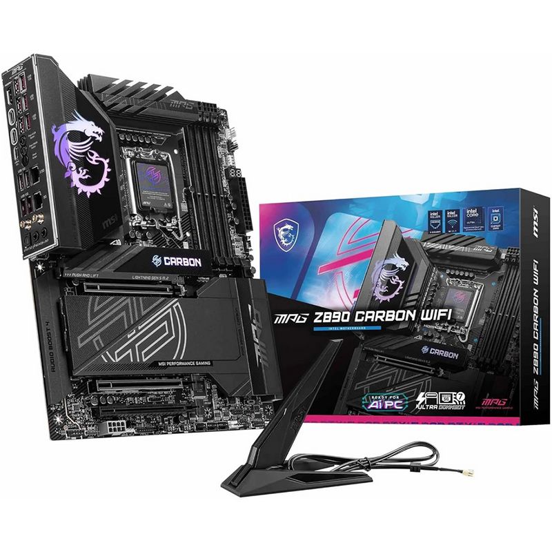 Scheda Madre MSI MPG Z890 Carbon WIFI LGA 1851 DDR5 ATX - Immagine 1