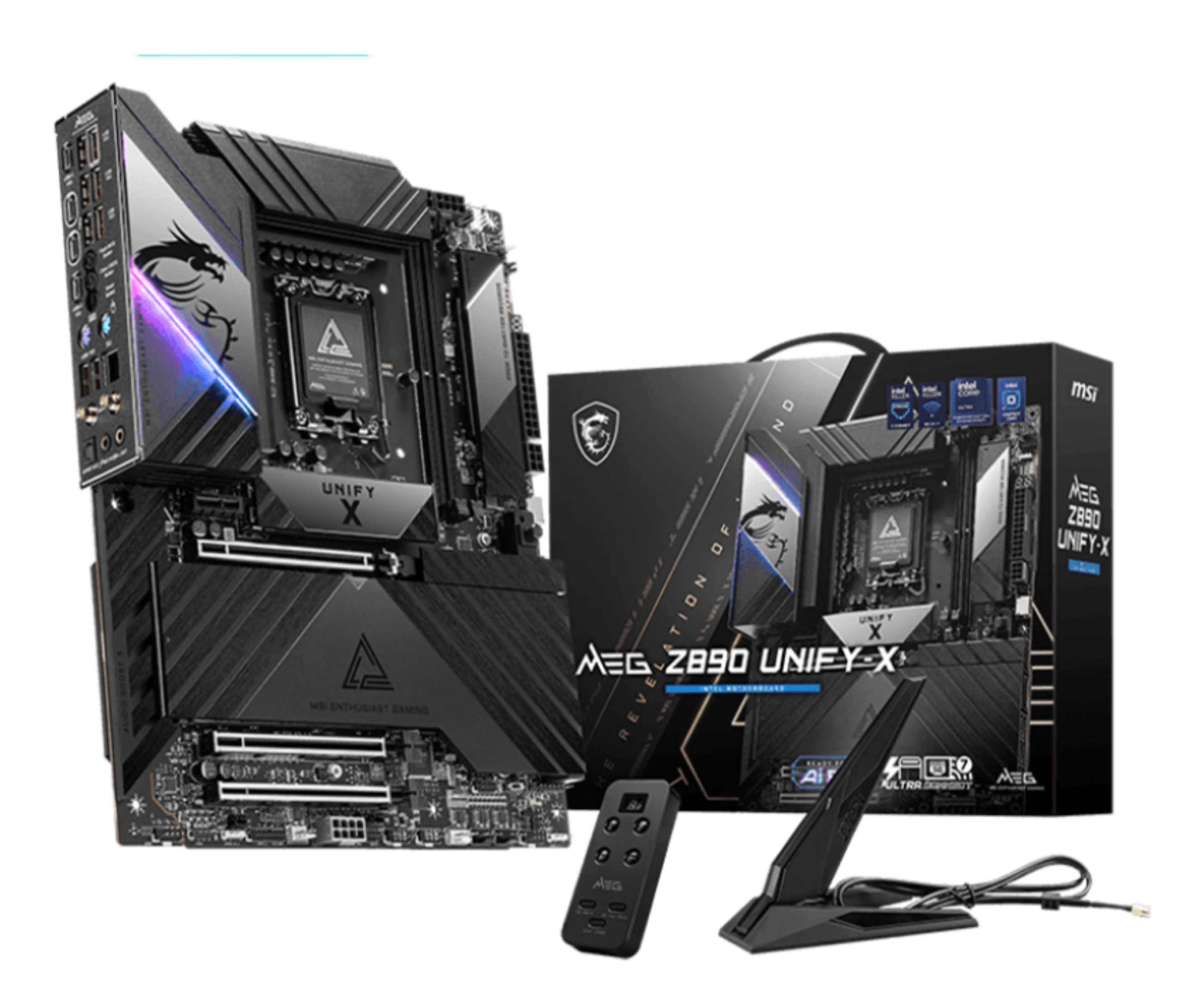 Scheda Madre MSI MEG Z890 Unify-X LGA1851 ATX DDR5 Nero - Immagine 1