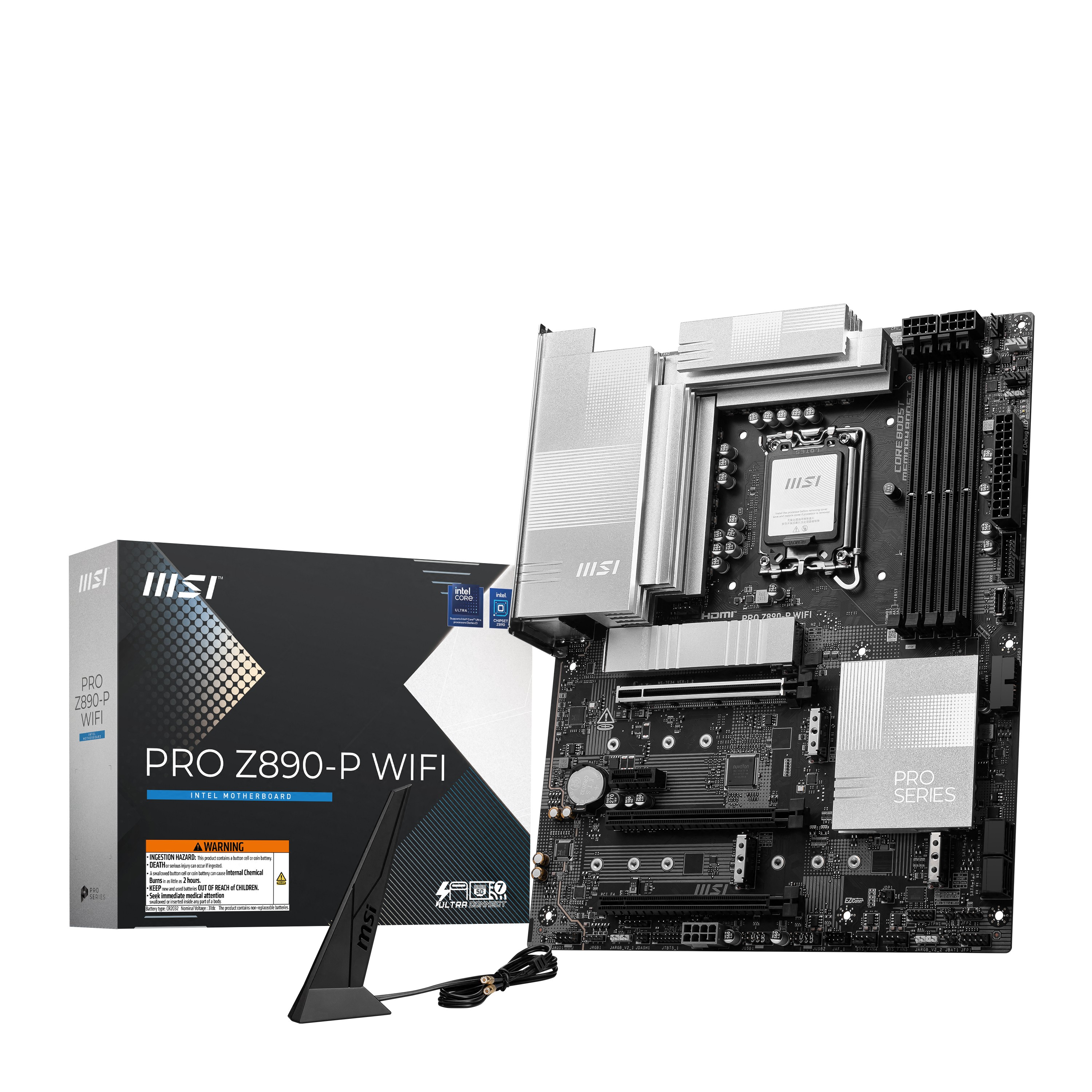 Scheda Madre MSI Z890-P Pro WIFI LGA 1851 DDR5 ATX - Immagine 1