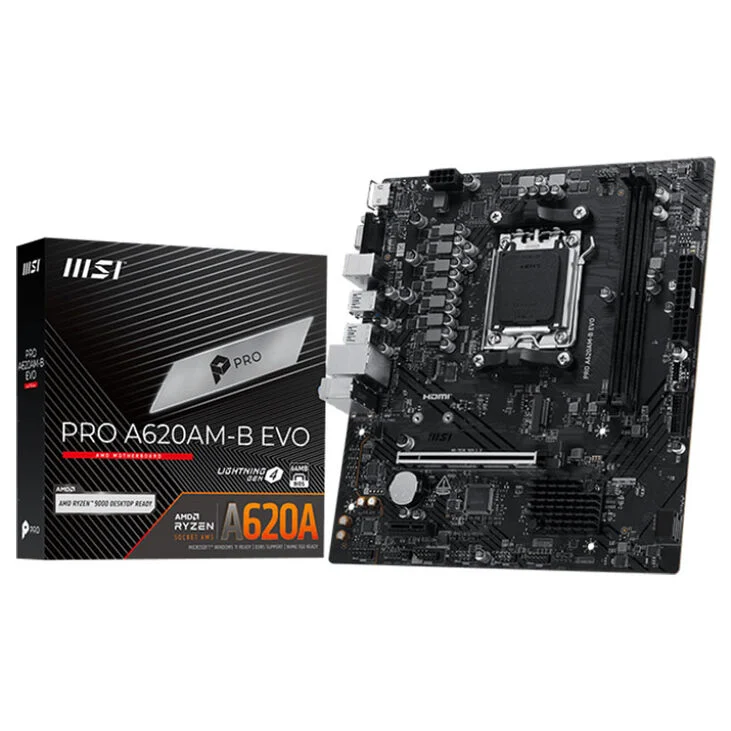 Scheda Madre MSI PRO A620AM-B EVO AM5 mATX DDR5 - Immagine 1
