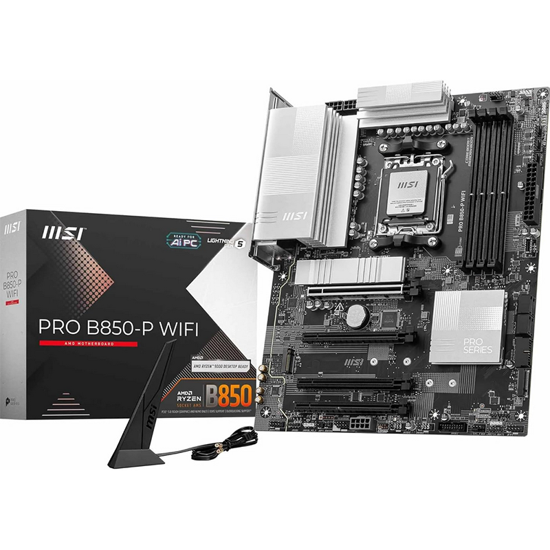Scheda Madre MSI PRO B850-P WIFI AM5 DDR5 ATX - Immagine 1