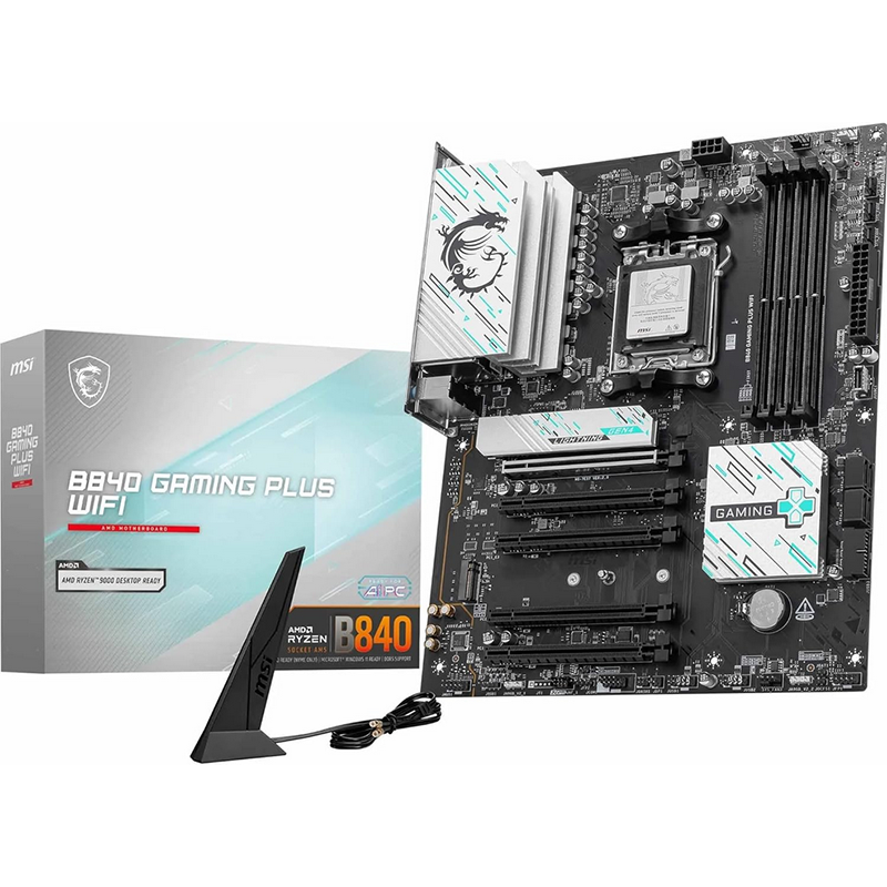 Scheda Madre MSI B840 GAMING PLUS WIFI AM5 DDR5 ATX - Immagine 1