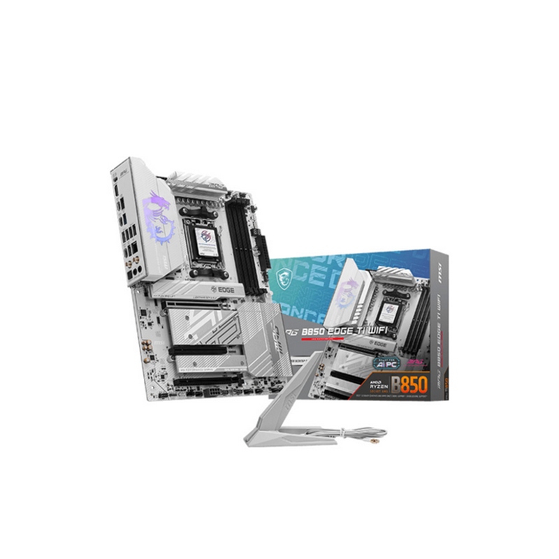 Scheda Madre MSI MPG B850 EDGE TI WIFI AM5 ATX DDR5 Bianco - Immagine 1