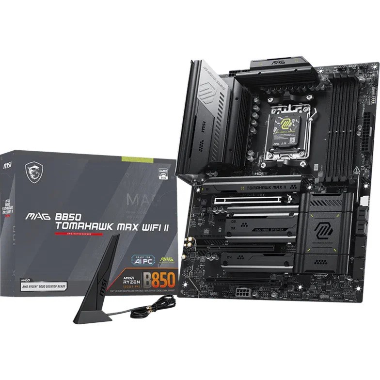 Scheda Madre MSI MAG B850 TOMAHAWK MAX WIFI II AMD Socket AM5 ATX - Immagine 1