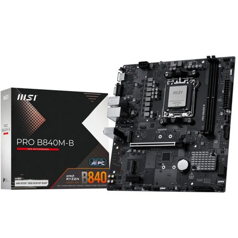 Scheda Madre MSI PRO B840M-B Micro-ATX DDR5 Socket AM5 - Immagine 1