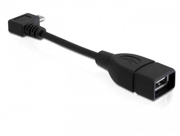 Adattatore da USB plug femmina a microUSB tipo B maschio DeLock - Immagine 1