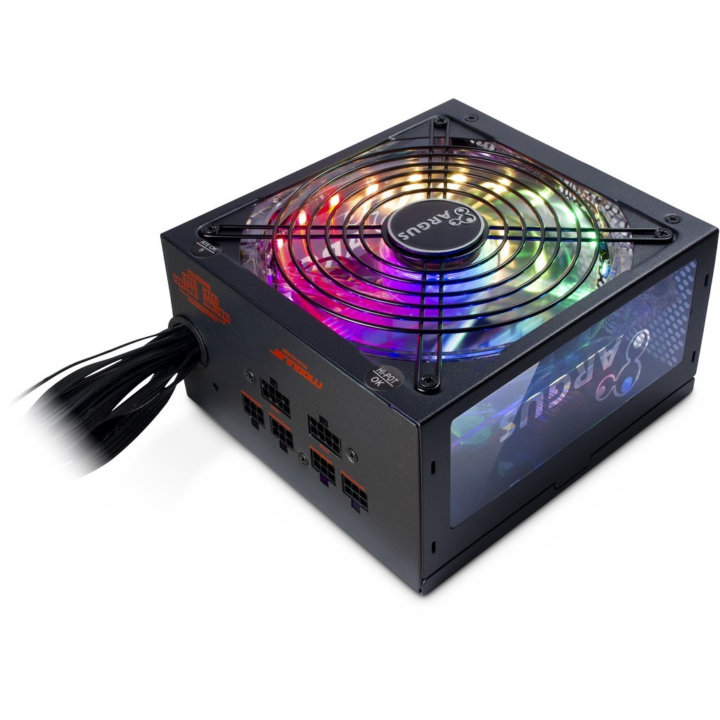 Alimentatore Inter-Tech Argus II Argus RGB 750W Nero - Immagine 1