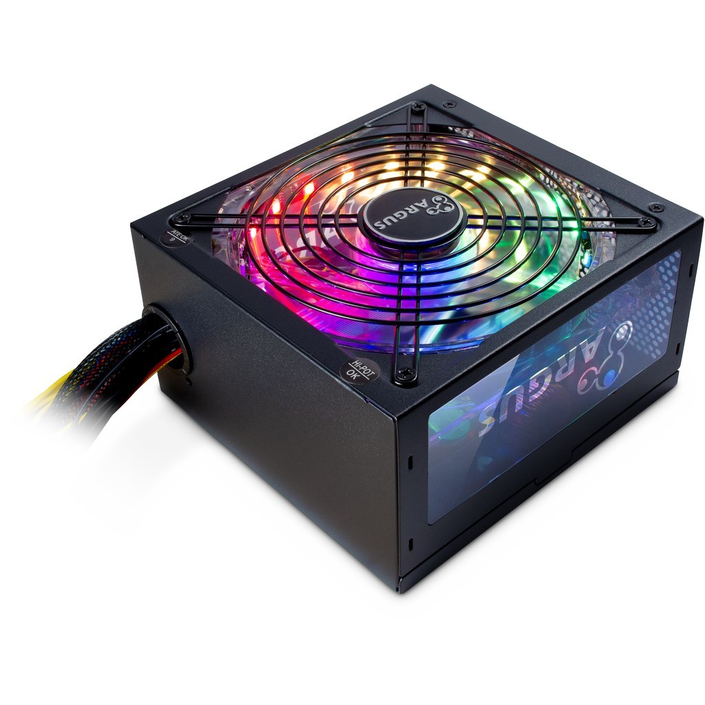 Alimentatore Inter-Tech Argus RGB-500W II Nero - Immagine 1
