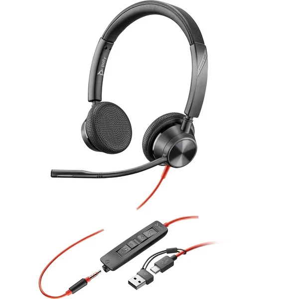 Headset HP Poly Blackwire 3325 Nero - Immagine 1