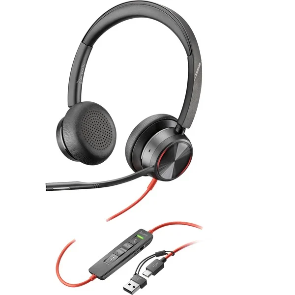 Headset HP Poly Blackwire 8225 Nero - Immagine 1