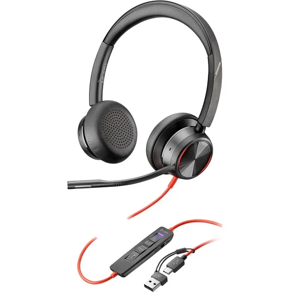 Headset HP Poly Blackwire 8225 Nero - Immagine 1